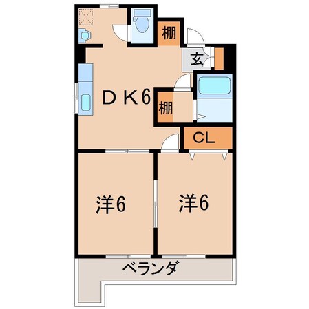 カントービルの物件間取画像